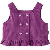 Tongtai baby vest spring and autumn baby girl clothes childrens casual outing tops girls vest vest