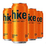 【凑满88包邮】hike嗨的拉格啤酒500ml*4罐