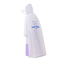 Childrens raincoat for boys and girls long student with school bag to prevent heavy rain and go to school special for middle and large children full-length poncho
