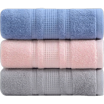 Jialiya pure cotton thickened towels are absorbent and non-shedding for household use adult mens and womens face wash cotton face towels 3 pieces
