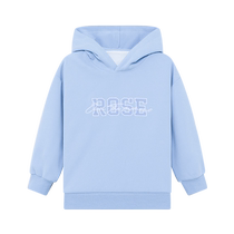 Zuoxi Girls Hooded Sweatshirt Childrens Autumn Jacket 2024 New Sweet Western Style Top Printed Autumn Top