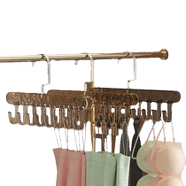 Sling clothes hanger household underwear rack storage multi-functional special rack light luxury hook wave drying clothes hanger