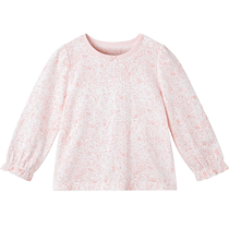 (Mall same section) Ins children t-shirt girl spring home pyjamas spring automne féminin home long sleeve blouses