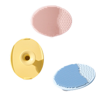 Yings baby shampoo brush silicone baby shampoo artifact bath brush hair dirt bath shampoo cleaning massage newborn