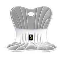 Sifeiqi lumbar support cushion lumbar support cushion ergonomic seat cushion gray plus size suitable for 300 pounds