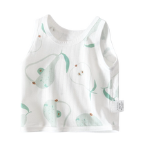 Caiying room baby vest summer thin baby pure cotton childrens inner wear for boys and girls summer suspenders sleeveless bottoming