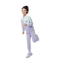 Balabala Childrens Clothing Girls Autumn Sports Suit Autumn New Childrens Fashionable Two-piece Set for Middle and Large Children