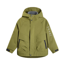 EBAER childrens jacket three-in-one jacket 2024 autumn outdoor waterproof windbreaker boys and girls windproof new style