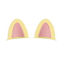 Electric car decoration creative personality female cat ears car stickers transformation sunny day Yadi Emma helmet battery car stickers