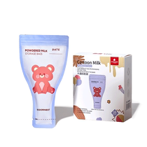 Konest Milk Powder Bag Baby Disposable Portable Out Baby Seal Antibacterial Preservation Storage Case Split