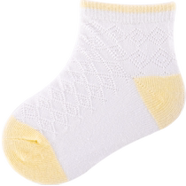 Li Yingfang Childrens Socks Childrens Spring and Autumn Thin Boys and Girls Mid-Tube Socks Little Girls Spring and Summer Baby Mesh Socks