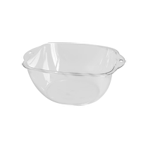 Edo thickened transparent washbasin 1 household plastic laundry basin student dormitory washbasin vegetable basin