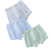 Babu Dou childrens underwear boys Lenzing Modal summer thin 5A antibacterial medium and large boys boxer shorts