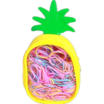 Children rubber band headgear Hair Rope Colored Hair Ring without injury a little pileup girl baby Zhair Black Hair Black