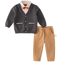 David Bella childrens suit autumn and winter new boys gentleman style two-piece baby childrens dress