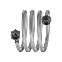 304 stainless steel fully automatic washing machine water inlet pipe extension hose connector extension pipe water injection water pipe universal