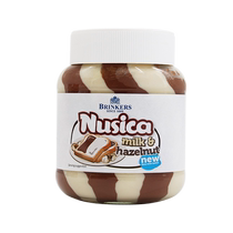 Niuska Nusica Pays hollandais original importé Lait Hazelnut Cacao Sauce 400g × 1 bouteille