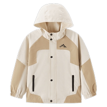 Flying in the snow childrens clothing childrens jacket boys 2024 spring new splicing medium and large childrens girls jackets