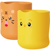 busybear baby children brushing cup mouthwash cup tooth tub toothbrush cup cartoon cute boy and girl