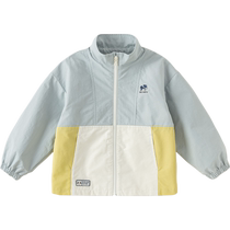 David Bella Childrens Jacket 2024 New Spring Clothes Boys Stand Collar Windproof Jackets Medium and Large Childrens Tops