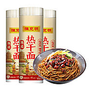 陈克明碱味热干面拌面拉面面条食品900g*3包