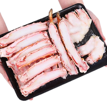 King crab crab leg meat Russian imported ready-to-eat crab leg meat fresh cooked frozen crab leg platter king crab aquatic products
