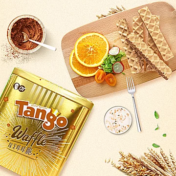 印尼Tango咔咔脆巧克力脆香米金罐饼干[5元优惠券]-寻折猪
