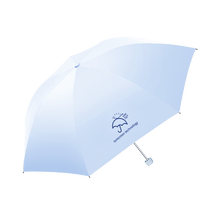 Paradise Umbrella Clearance Blue Black Plastic Umbrella Sun Protection Umbrella Anti-UV Sun Umbrella Lightweight Portable Sun Umbrella Dual-Purpose Umbrella
