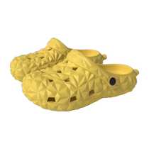 Durian Croc Shoes Womens Summer Anti-collision Couples Soft Bottom Beach Baotou Half Drag Outdoor Beach Sandals Slippers Can Be Weared Outside