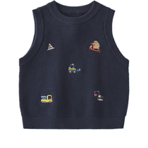 Boys knitted vest babys autumn and winter pullover sweater knitted vest childrens autumn clothing childrens clothing handsome childrens vest