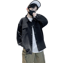 Yibeitong Childrens Clothing Boys Autumn Jackets Spring and Autumn 2024 New Street Big Children Autumn Denim Boys