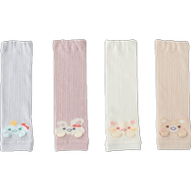 Lascilia child kneecap sock jacket female baby crawl socks baby over knee stockings protective leg Long cylinder socks male mosquito-proof summer