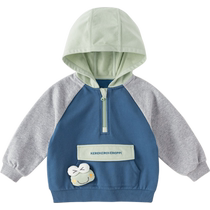 Big Eyed Frog Joint David Bella 2024 New Spring Clothes Boys Sweaters Childrens Bottoming Shirts Baby Tops