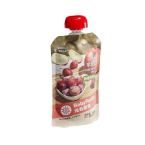 (Purée de fruits en liquidation soyez prudent) babycare planète photosynthétique complément alimentaire pour bébé saveur de pomme prune purée de fruits 100g