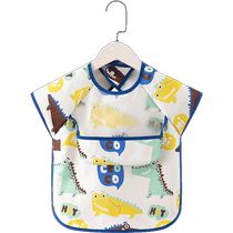 Rashalia summer childrens eating waterproof apron rice pocket baby smock child bib baby male bib female