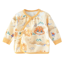 Youqilong year half-back newborn baby spring and autumn newborn clothes baby pure cotton type A belly protection monk clothes 3