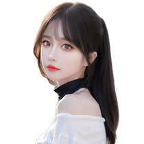 Jiali Qiansi bangs wig for women with natural forehead and head replacement wig real hair to cover white hair French fake bangs