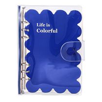 never Lohas notebook 2 0 transparent notebook does not hurt your hand ins loose-leaf notebook student notes binder can be removed and new