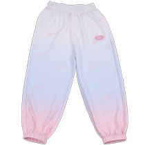 Piggy Banner Childrens Clothing 2024 Summer New Style Childrens Nine-Point Pants Medium and Large Childrens Girls Pants Girls Casual Pants Trendy