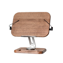 Shanlian Lake Pen Black Walnut Solid Wood Reading Rack Childrens Bookshelf Desktop Reading Student Classroom Reading Artifact