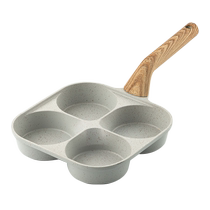 onlycook four-hole omelette pot non-stick medical stone breakfast pot egg burger pot induction cooker special egg burger pot