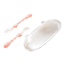 Yings baby spoon baby silicone soft spoon newborn feeding water feeding small spoon childrens tableware supplementary food soft head