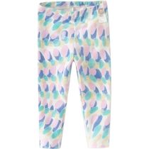 David Bella childrens leggings girls 2024 new stretch leggings baby girl printed trousers