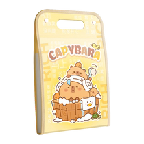 Kaba Bear organ bag portable vertical folder test paper storage bag student A4 multi-layer 13-layer large capacity