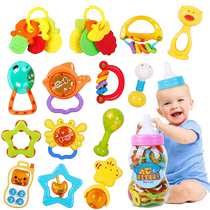 Sand hammer baby toy 0 to 1 year old educational early education newborn hand rattle 3 months 6 baby grasping training