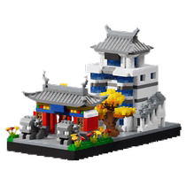 Chinese famous school Beijing Tsinghua University Wuhan assembled building block toy model boys and girls 6-18 birthday gifts