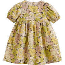 (Lu Fu) Marc Jenny 2024 new summer girls puff sleeve dress