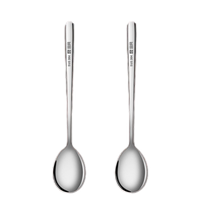 Guofeng 316 stainless steel spoon mixing ice spoon coffee spoon household small spoon 304 spoon eating spoon