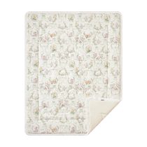 Manxi Naifu quilt baby quilt plus plush blanket autumn and winter baby quilt constant temperature warm newborn comfort blanket