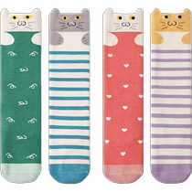 Baby stockings baby childrens over-the-knee newborn socks high stockings boneless infants and toddlers 0-6-12 months spring and autumn